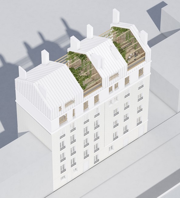 Construction d'un batiment de logements collectifs